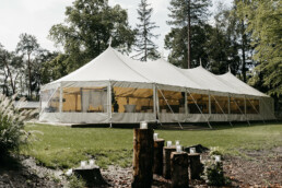 Sailcloth tent boho wedding outdoor